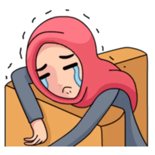kaki, anime ala, iyi geceler, hijab cartoon, gadis muslim