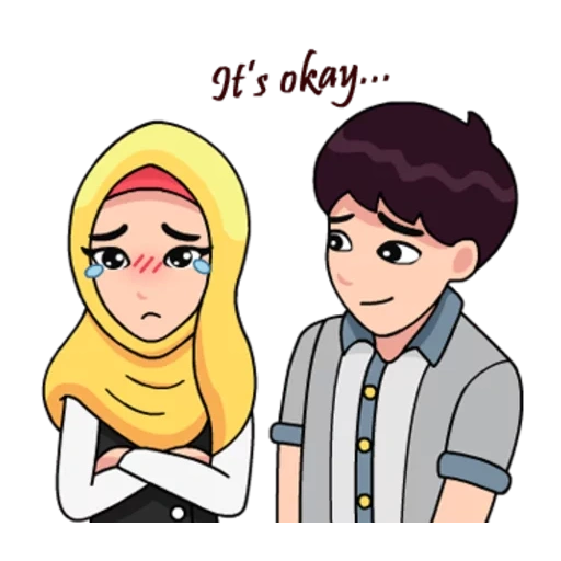 islamic religion, muslim, muslim couple, 3 d muslim boyfriend girl, muslim family animation