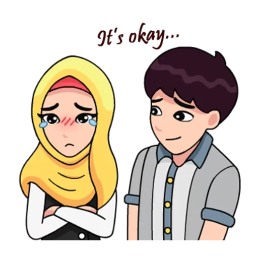 islam, muslim, pasangan muslim, 3 d gadis pria muslim, keluarga muslim anime