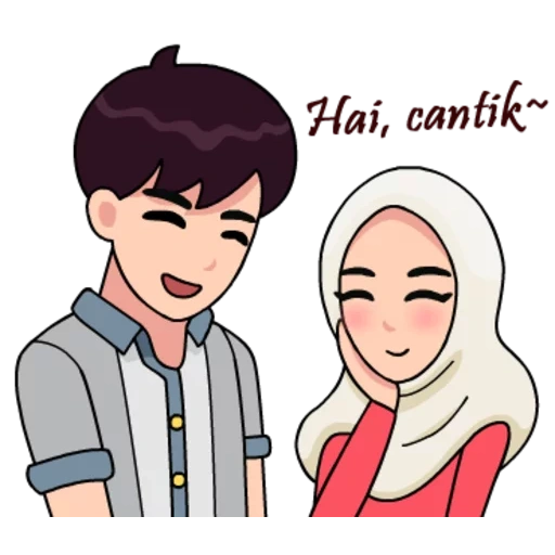 girl, a pair of patterns, muslim, muslim couple, muslim couple pattern