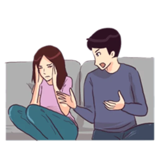 relaciones, dibujos de parejas, parejas enamoradas, personajes tu boyfreend, wikihow relaciones de la adolescencia