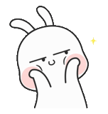 image, mimi est un peu, dessins mignons, animation rabbit snepa