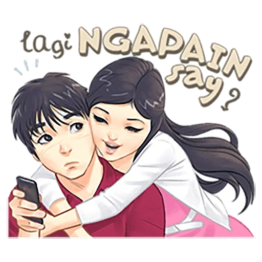 anime mignon, true love story, peinture de couple, anime watsap love, luwo sasa english language line