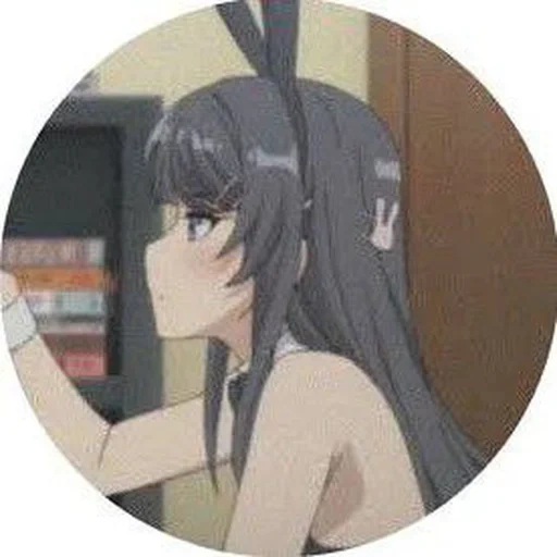 animação, animação, menina anime, personagem de anime, seishun buta yarou