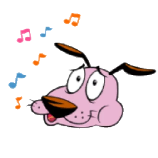 coragem de cachorro, coragem tímida, cão tímido, courage thecowardly dog girl, coragem e covardia série de animação de cachorro