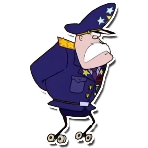 male, police, baton, police cartoon, cartoon hero policeman