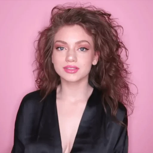 dytto, giovane donna, donna, curl capelli, maria pedrasa curls