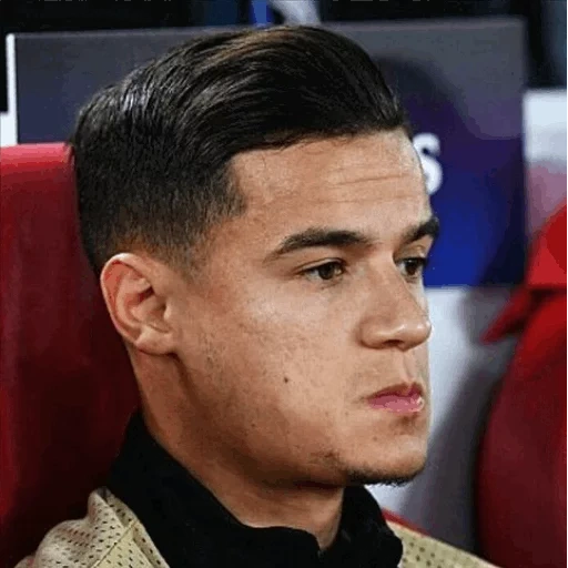 barcelone, liverpool, joueurs de football, filipe coutinho, coutinho coupe cheveux courts coiffure