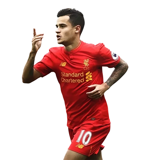 philippe coutinho, pemain sepak bola coutinho, potret philippe koutinho, latar belakang putih roberto firmino, pemain sepak bola philippe coutinho menggambar