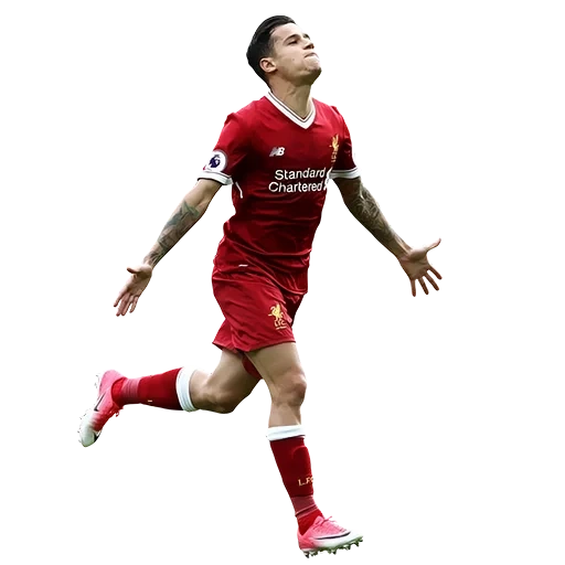 philippe coutinho, coutinho football player, coutino liverpool, coutinho full growth, a transparent background football player