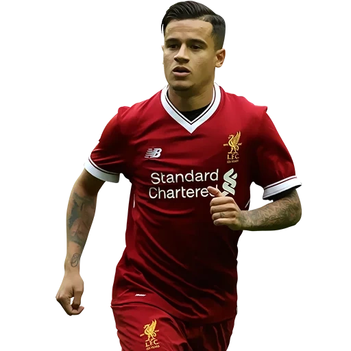 coutinho, philippe coutinho, coutinho full growth, philippe coutinho drawing, background trasparente coutino liverpool