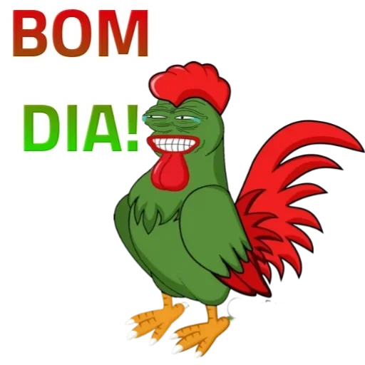 rooster, rooster of children, green rooster, clipart rooster, cartoon rooster