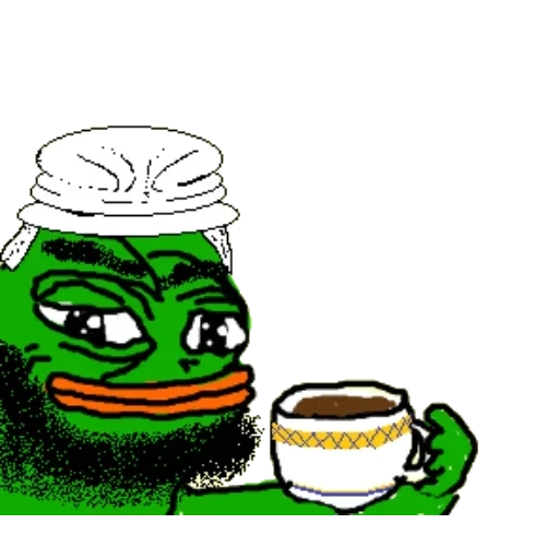 pepe coffee, pepe kröte, pepe frog, pepe kröte tee, pepe tee für den frosch