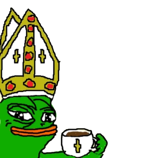 pepe coffee, toad pepe, pepe king, sapo pepe, pepe toad tea