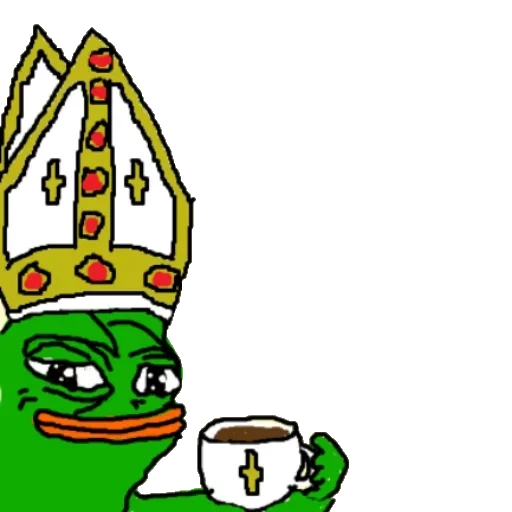 café pepe, crapaud, roi pepe, grenouille pepe, thé à crapaud pepe