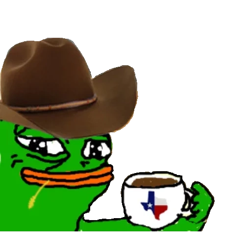 pepe sapo, sapo pepe, sapo pepe, pepe toad tea, o sapo de pepe tira o chapéu