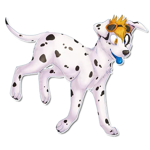 dalmata, cane dalmata, figura dalmata, figura femmina dalmata, foglio cane dalmata