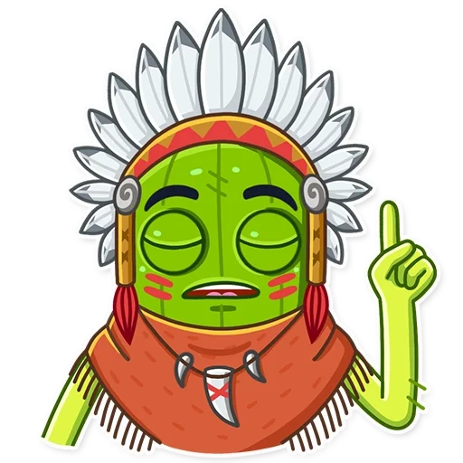 cactus, the leader of the indians, cool indian
