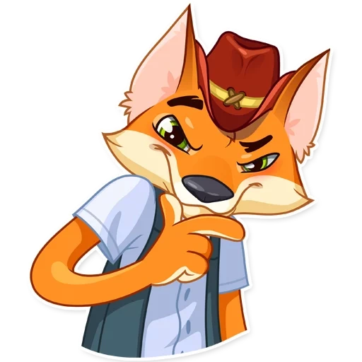 fox, cuirs et peaux, fox cowboy, beast city nick wilde