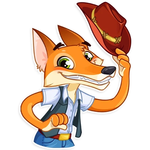 the fox, tierhäute, the fox cowboy, judy hopes animal city