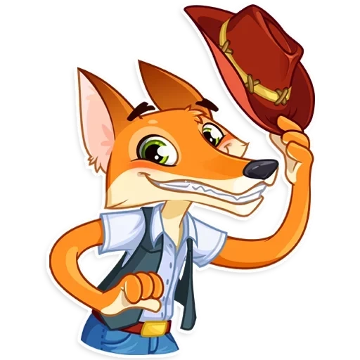 the fox, the fox, the cowboy, the fox cowboy