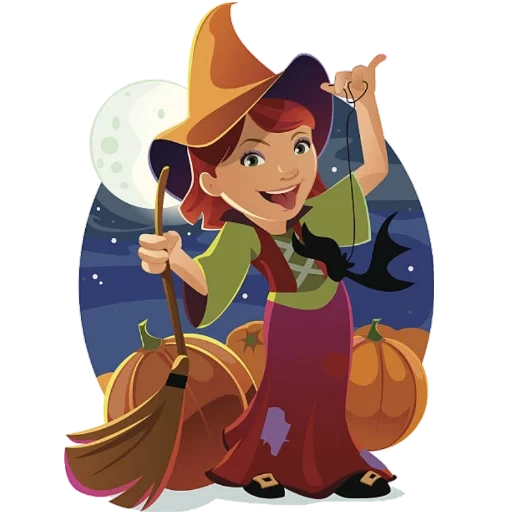 witch, ведьма, ведьмочка метле, маленькая ведьмочка, маленькая ведьмочка шар