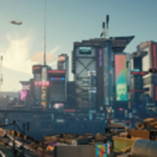 fazil iskander, jeu cyberpunk 2077, cyberpunk de knight city, cyberpunk 2077 city, cyberpunk 2077 crossing