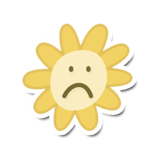 sun, avatan plus, the icon sun, emoji sun, the displeased sun