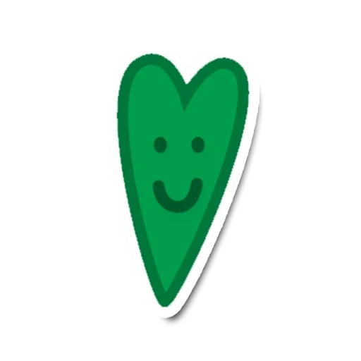 темнота, листок зеленый, сердечко улыбкой, логотип овощи минимализм, игра разума сердечко желтое