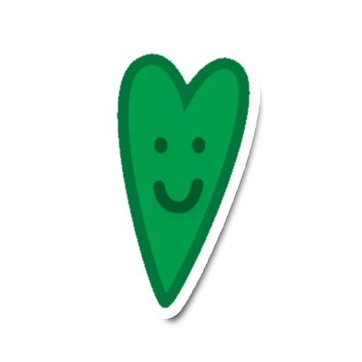 ténèbres, feuille verte, un sourire copieux, logo légumes minimalisme, le jeu de la raison est le cœur jaune