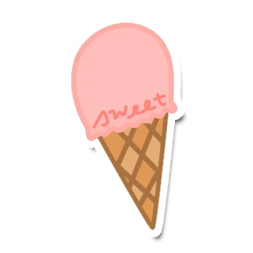 ice cream, gelato sciolto, badge gelato, cartoon del gelato, meri meri salviettine gelato