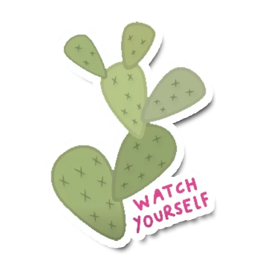 kaktus, kaktus pipih, kaktus logo, cactus duri pir, kaktus tanpa latar belakang