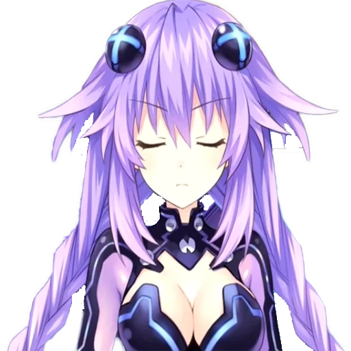 anime de neptunia, netuno neptúnia, netunia de hiperdimensão, anime neptunia berinjela, vitória da hyperdimension neptunia