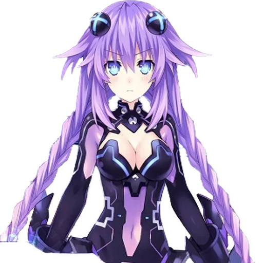 anime de neptunia, renascimento de netúnia, netunia de hiperdimensão, hyperdimension neptunia purple heart, hyperdimension neptunia purple heart