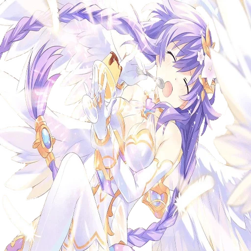 neptunia angel, neptunia de la déesse, personnages d'anime, neptunius angels arta, hyperdimension neptunia ray