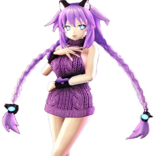 mmd alguns, netuno neptúnia, nettunia anime purpur, hyperdimension neptunia purple heart bunny, hyperdimension neptunia purple heart figura
