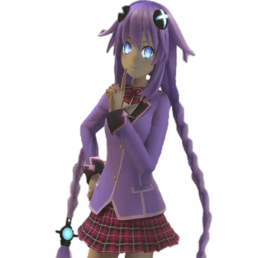 anime ar, seni anime, karakter anime, anime violet, karakter pokemon dengan rambut ungu