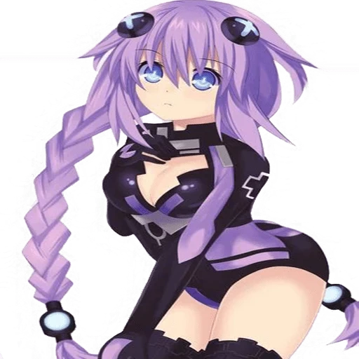 anime neptunia, neptunia dewi, neptunia purple heart, hiperdimensi neptunia, hiperdimensi neptunia anime ungu