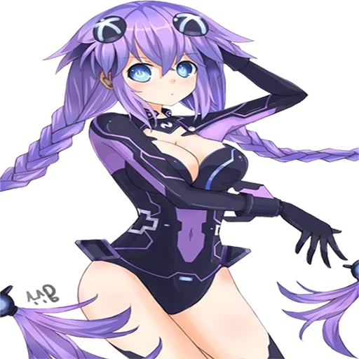 anime neptunia, nettuno neptunia, neptunia ner, hyperdimension neptunia, hyperdimension neptunia purple anime