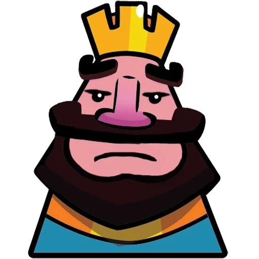 clash royale, re pianoforte a tromba, king's pianoforte a tromba vtv, emoticon di clacson re pianoforte, re pianoforte svasato ride