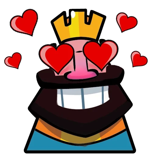 clash royale, king of the claw of the piano, emoji claw piano, king of the clay piano emoji, laughter