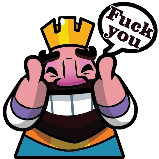 serrer le piano, clash royale, roi de la griffe du piano, emoji king of the clash royal, hog ryder clash royal emoji