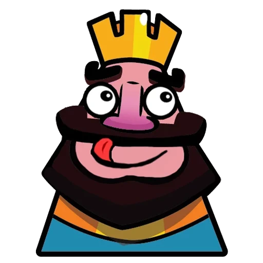 clash royale, piano de trombeta do rei, chifre haha, vtv de piano em forma de trombeta do rei, expressão de piano rei chifre