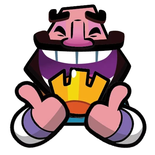 corno per pianoforte, clash royale, emoticon di clacson re pianoforte, emozione del piano a tromba del re, laughing king horseman