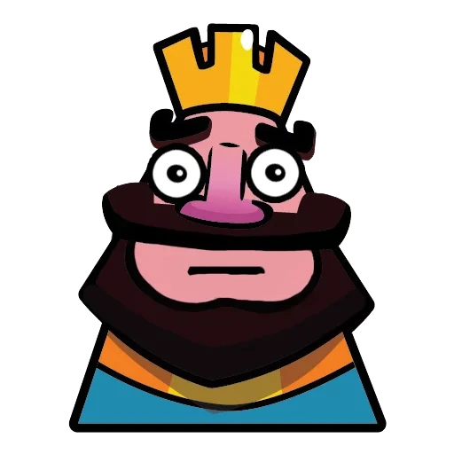 clash royale, kings pianoforte a tromba, king's pianoforte a tromba vtv, emoticon di clacson re pianoforte