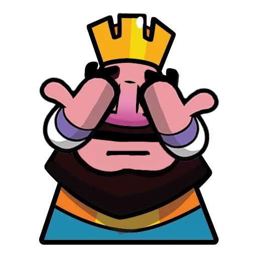 clash royale, king of the claw of the piano, king of the claw piano vtv, king of the clay piano emotions, claw piano emoji crying king