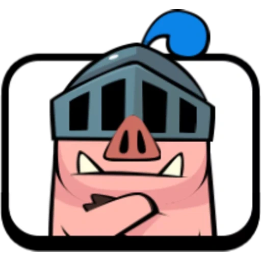 clash royale, expression horn piano, clash royale emotes, flared trousers piano expression pig, royal giant trumpet piano