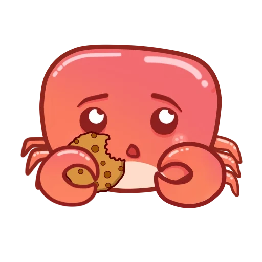 octopus, crab chibi, nyachny crab, lovely crab