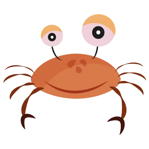crab, crab pattern, crab clip, crab illustration, illustration of crab children
