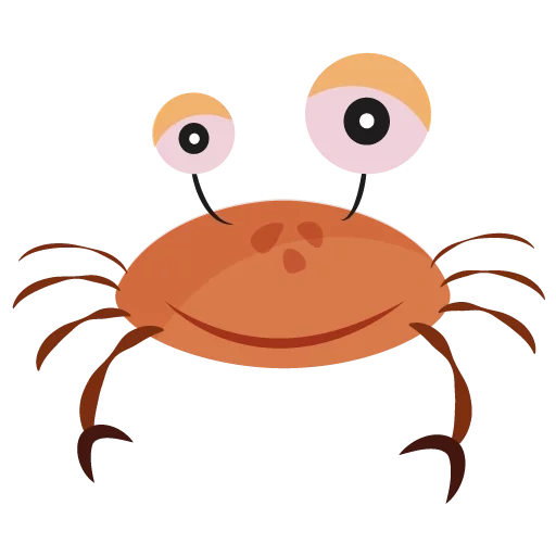 kepiting, pola kepiting, klip kepiting, ilustrasi kepiting, ilustrasi anak kepiting